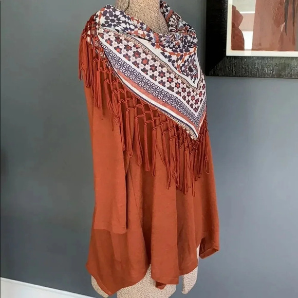 Style
& co Retro Romance top/detachable scarf top - Picture 3 of 8
